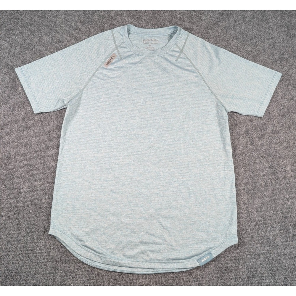 Legends Enzo T Shirt Mens Medium‎ Light Teal Workout Athletic Performance Gym